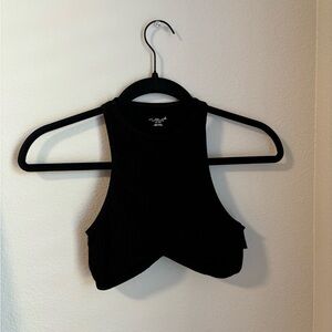 Black crop top